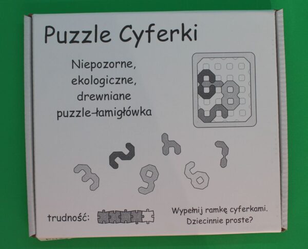 Puzzle Cyferki pudełko